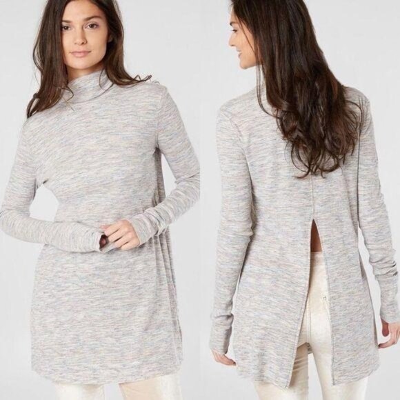NWT Free People Stonecold Ribbed Tunic Top Small - Picture 1 of 7